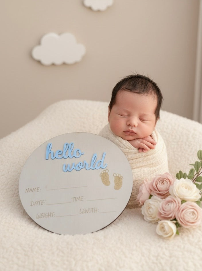 Birth Announcement disc